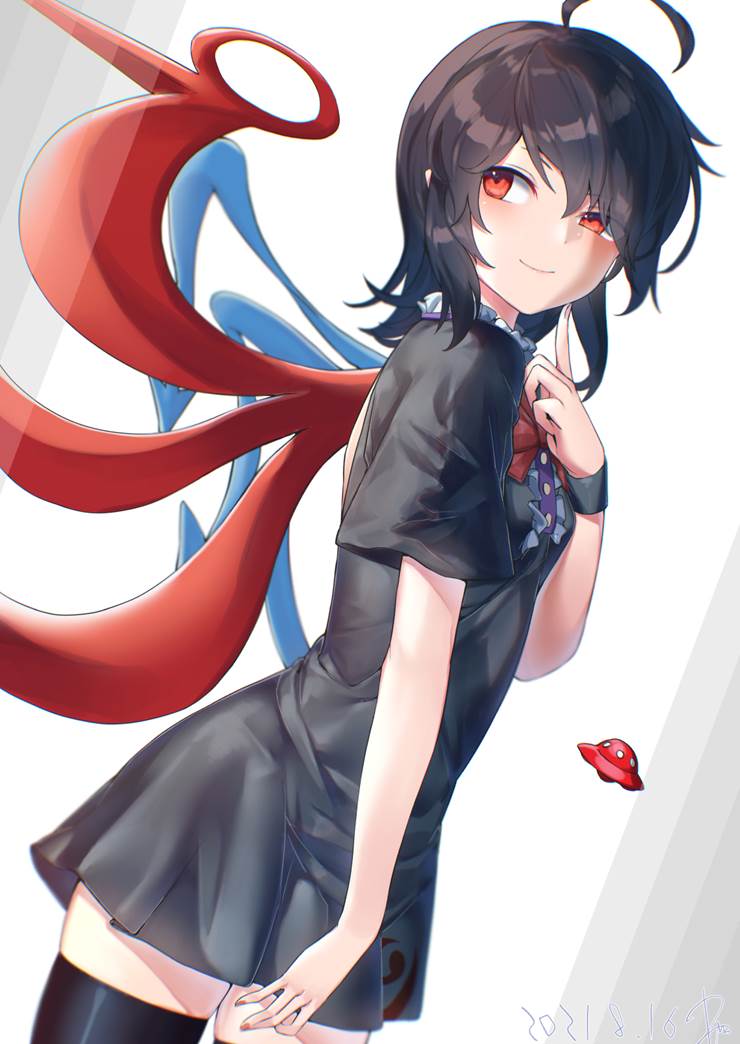 Touhou, Nue Houjuu, bewitching thighs, Touhou Project 1000+ bookmarks, alluring face