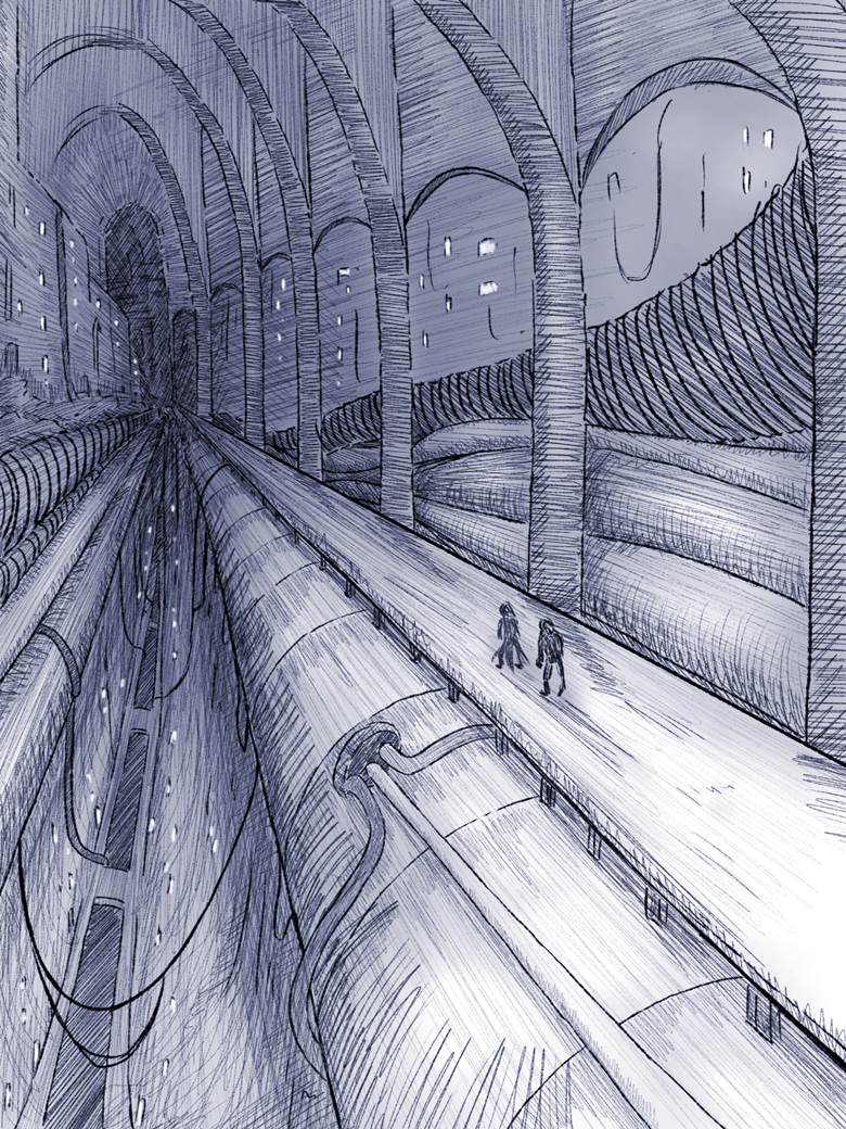 Hauler Tunnel|rsc92的科幻pixiv插画图片