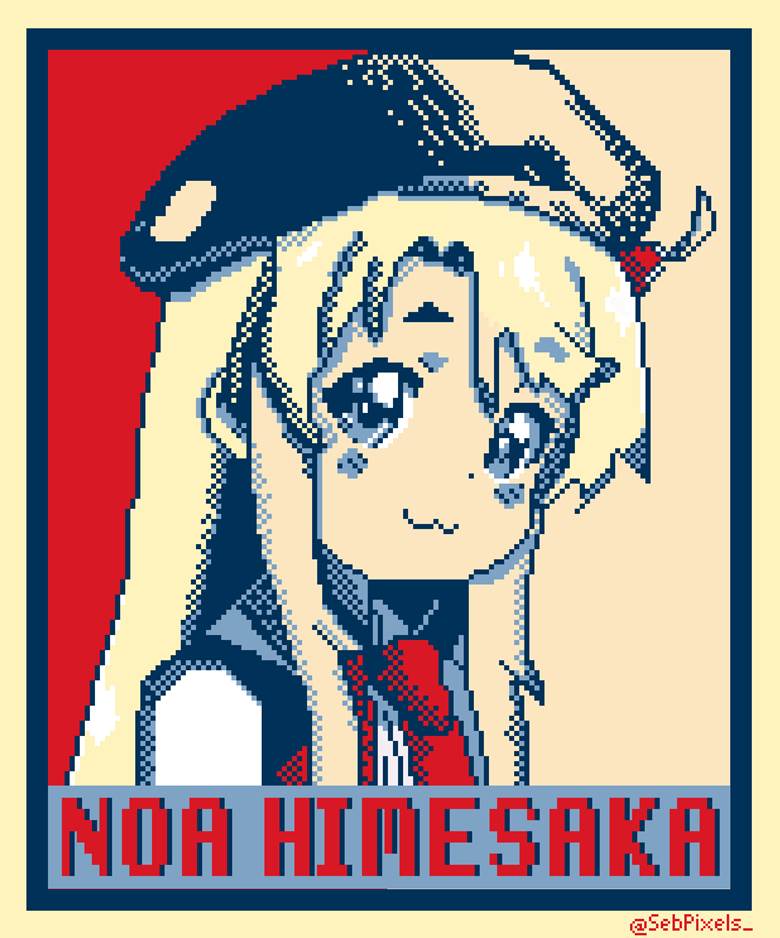 pixel art, Wataten!: An Angel Flew Down to Me, Noa Himesaka