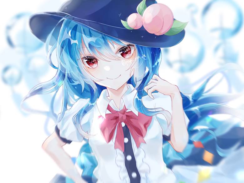 东方, 东方Project, tenshi hinanawi, 夏天, tenshi, Touhou Project 100+ bookmarks