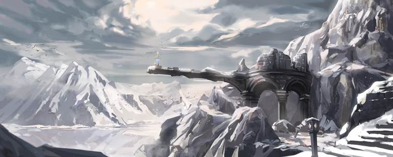 原神雪葬旧都|Nerone的pixiv风景插画图片