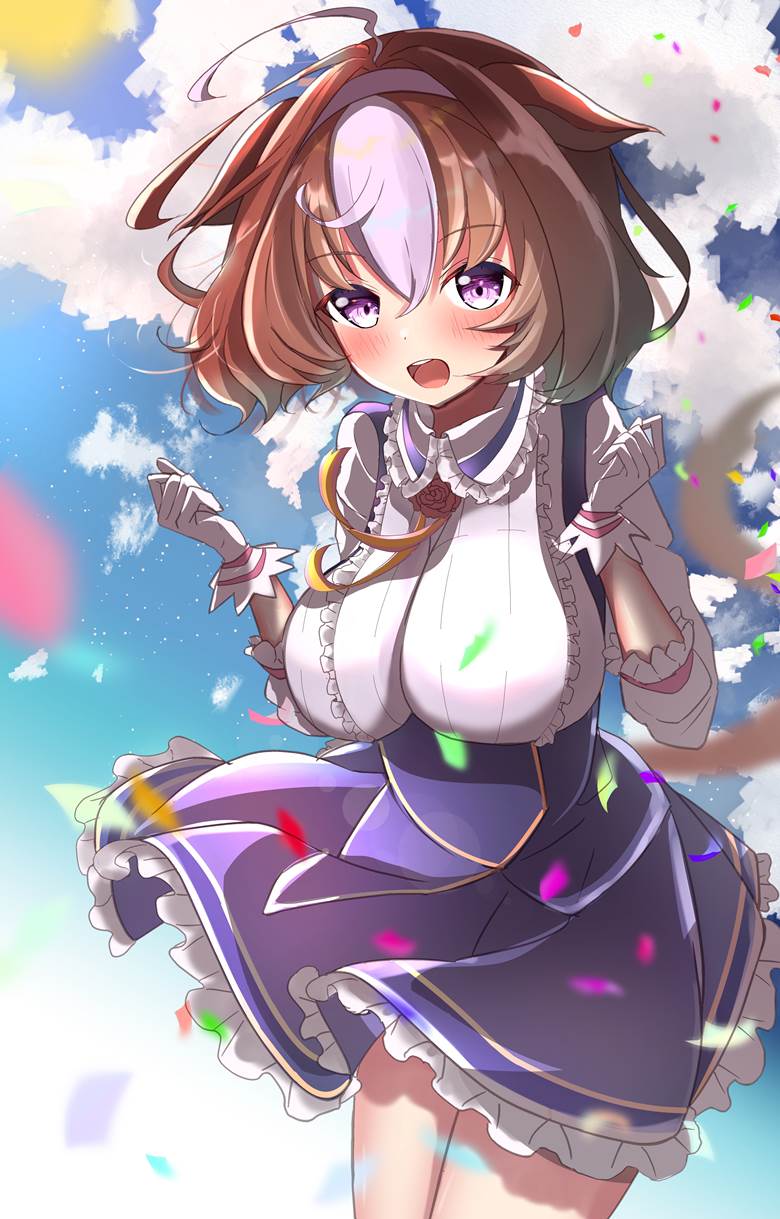 sky, 夏天, 女孩子, 赛马娘Pretty Derby, 马娘, 名将户仁（赛马娘）, knockout knockers, Uma Musume Pretty Derby 100+ Bookmarks