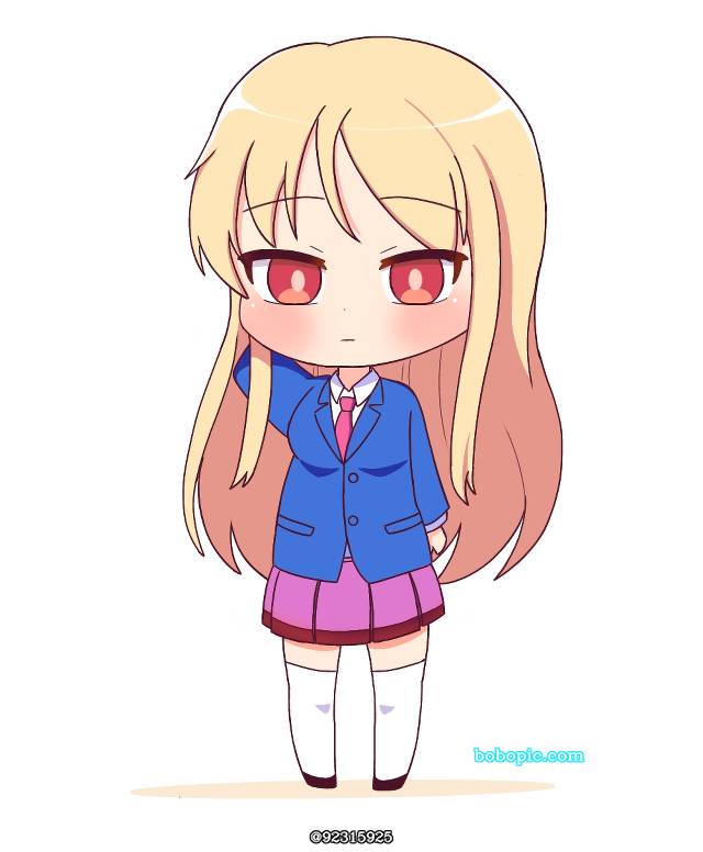 椎名真白, 樱花庄的宠物女孩, 女孩子, 金发