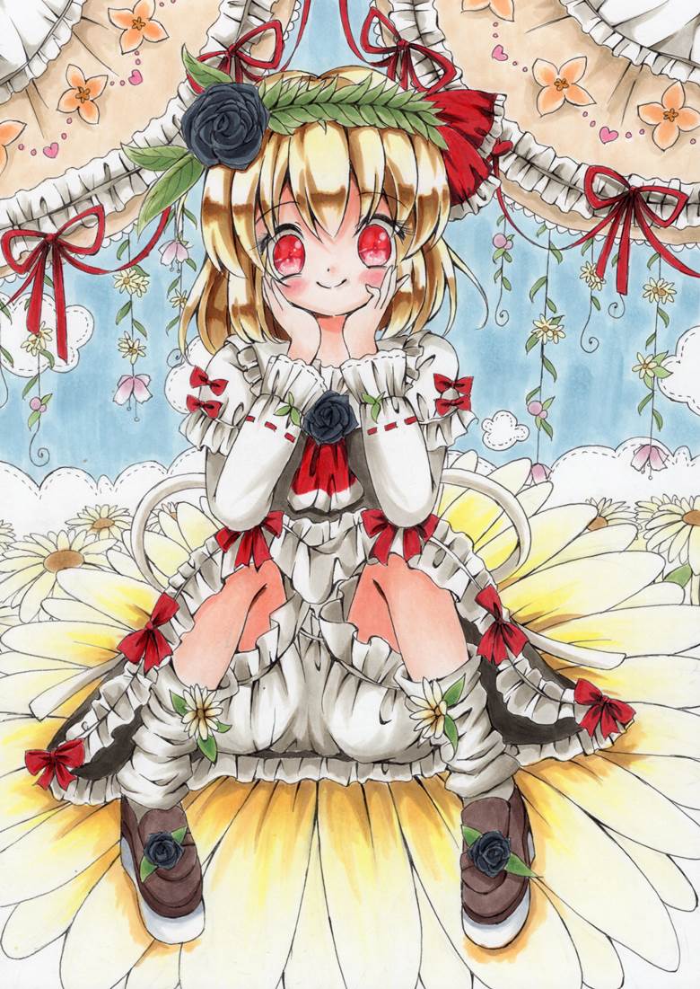 手绘, copic马克笔, 露米娅, 东方Project, 洛丽塔