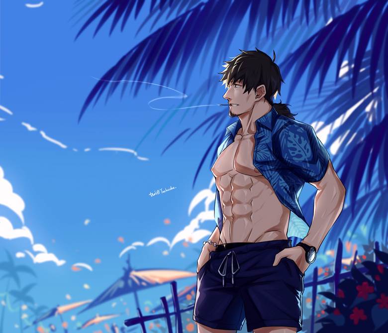 muscle, Hektor, Hector (Fate), summer