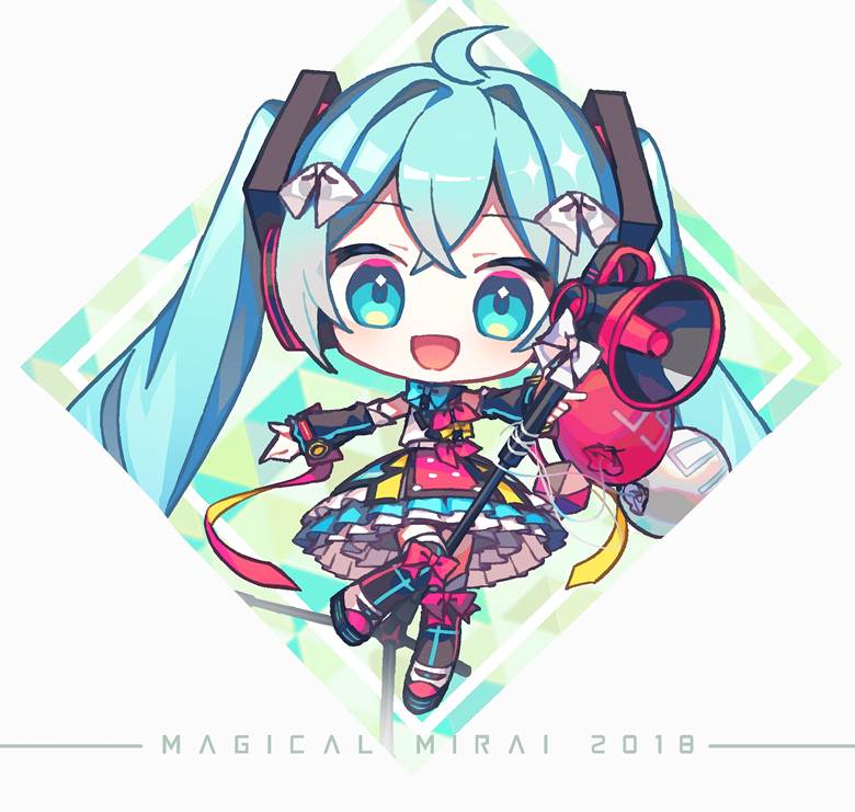 MAGICAL MIRAI 2018|レヅキ的初音未来插画图片