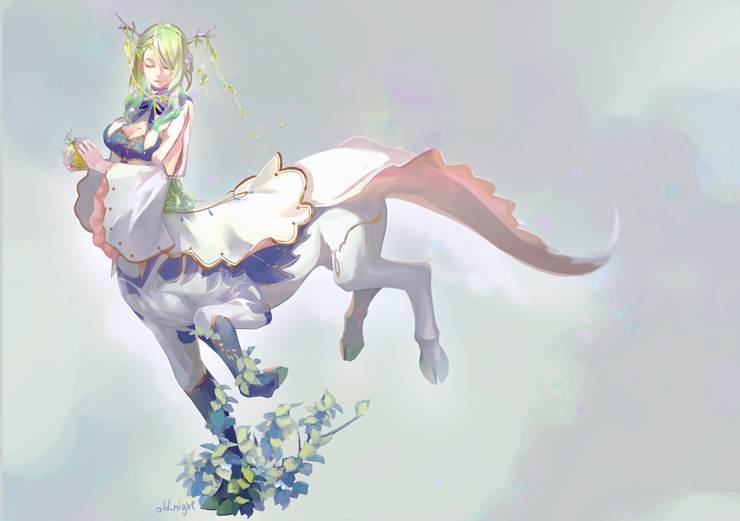 Ceres Fauna(人外)|插画师老宵的半人马插画图片