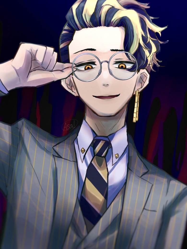 スーツ半间さんasa的西装插画图片