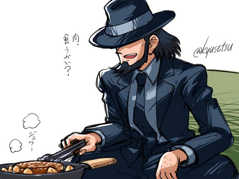 次元大介 Cv 大塚明夫 毬雪 きゅうせつ 的鲁邦三世插画图片 Bobopic