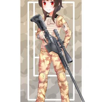 Sniper Megumin|YisusJPL的武器娘插画图片