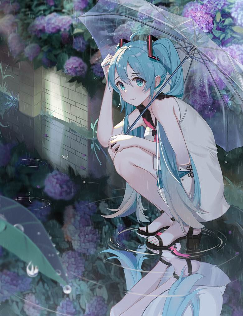 beautiful girl, Hatsune Miku, 初音未来, 这个初音真美好, Hatsune Miku symphony, Miku must be an angel, VOCALOID 1000收藏, 美甲, 脚指