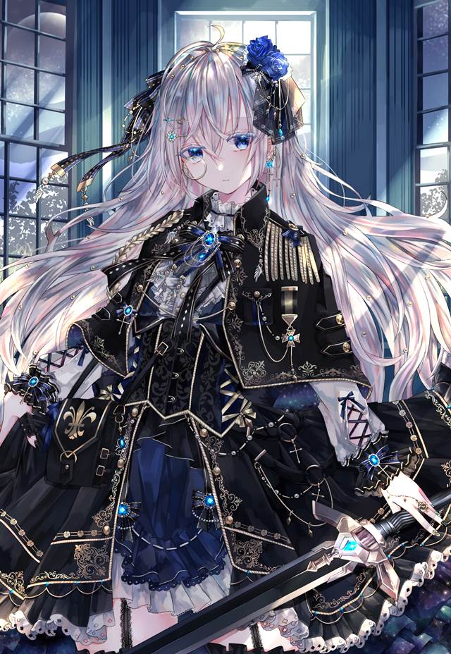 耳环耳饰超美的P站少女绘画美图