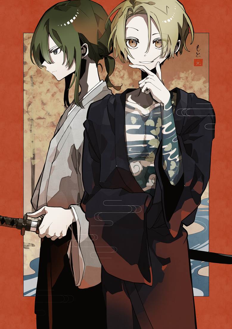 tattoo, 原创, 和风, 男孩子, 原创