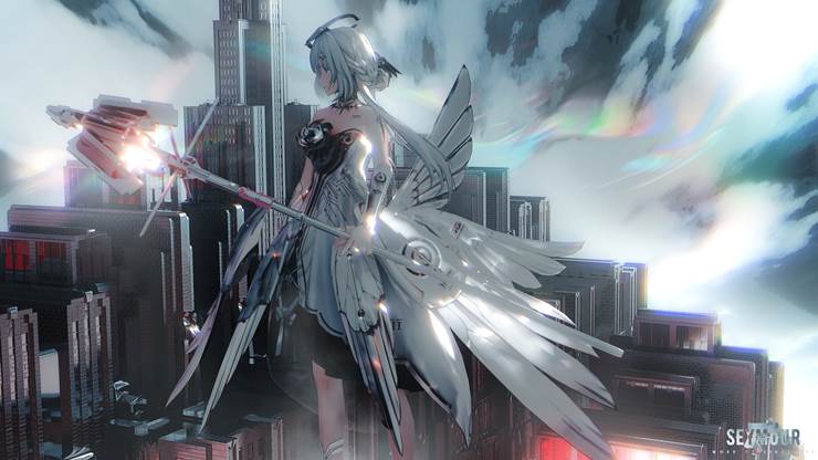 Punishing: Gray Raven, Liv, scenery, space, 女孩子, 涂鸦, fantasy, 机娘, 战双帕弥什1000收藏