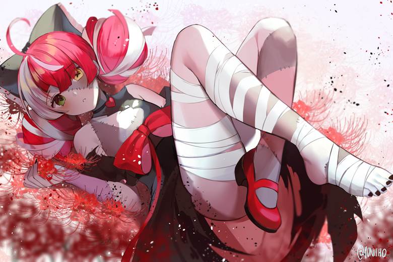 Kureiji Ollie, Hololive, 僵尸, 虚拟youtuber, 美甲（脚趾）