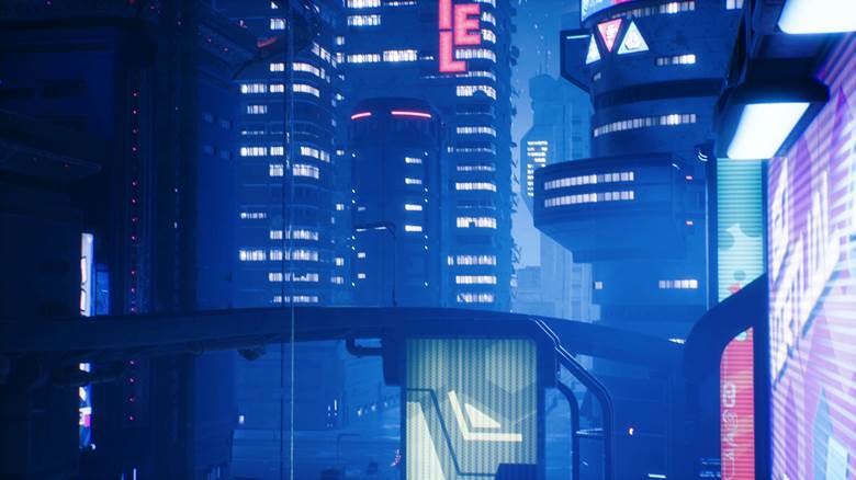 未来都市 サイバーパンク|MOTOSHI(アンドロメダ)的Pixiv风景壁纸插画图片