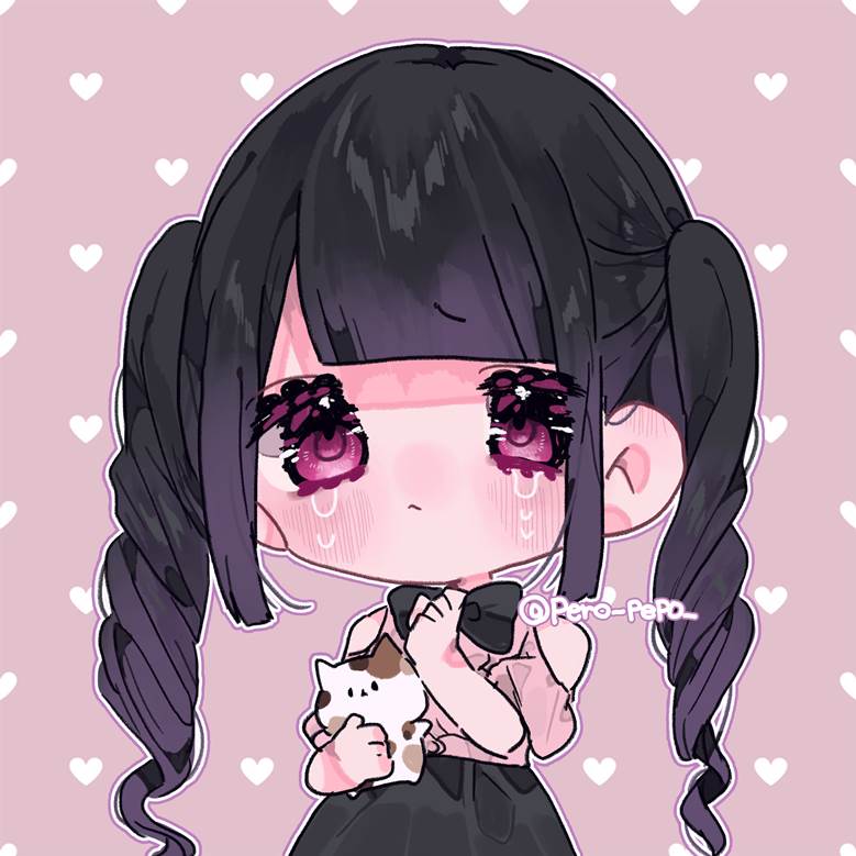 免费图标汇总|插画师はとまと的地雷系女孩插画图片