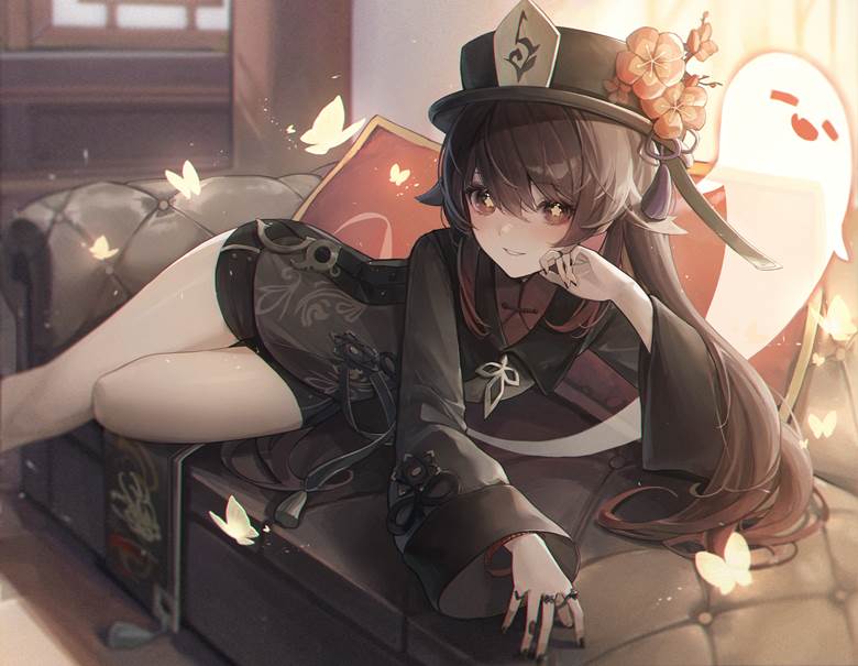 Genshin Impact, Hu Tao, Hu Tao (Genshin Impact), Genshin Impact 10000+ bookmarks