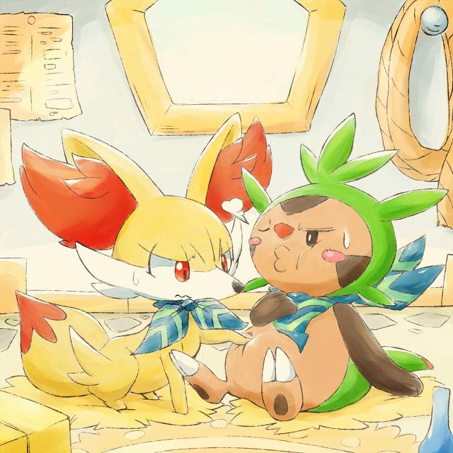 精灵宝可梦, 火狐狸, chespin, incredibly cute, Pokémon Dungeon