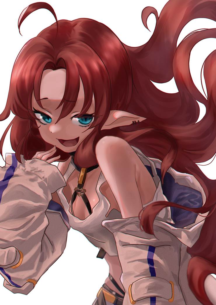 桃金娘（明日方舟）, provocative, 胸部走光, Arknights, 明日方舟, Myrtle (Arknights)