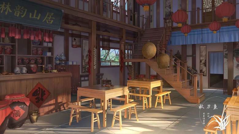 原创, 场景, background, 东方, 中国风, illustration, Chinese style, ancient