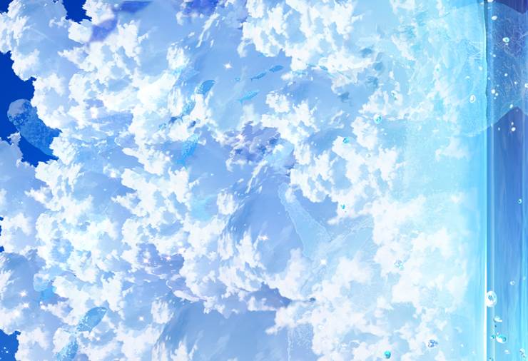 background, 插画, 风景, sky, 原创, 云, 动物, 夏日天空, art