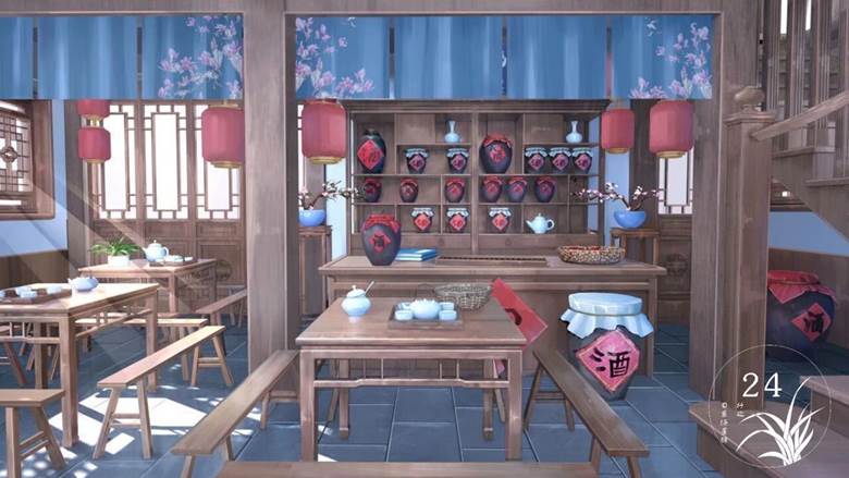 原创, 场景, background, illustration, 中国风, 东方, ancient, Chinese style