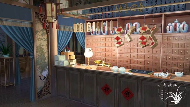 原创, 场景, background, 东方, illustration, 中国风, ancient, Chinese style