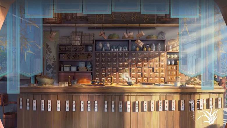 原创, 场景, background, illustration, 中国风, ancient, painting, Chinese style