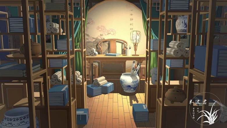 原创, 场景, background, illustration, 中国风, Chinese style, painting, ancient