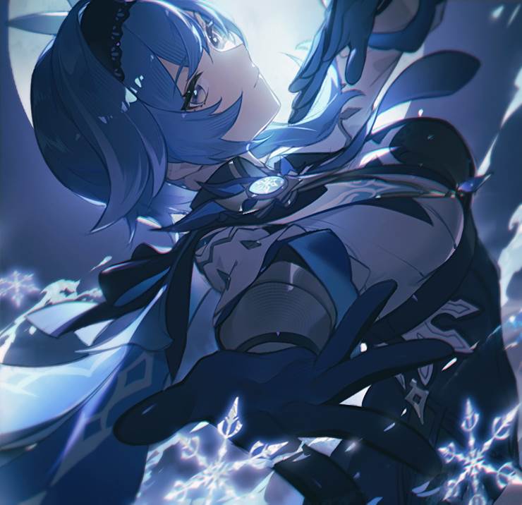 doujin, Genshin Impact, Eula, 优菈, 优菈·劳伦斯, 原神10000收藏