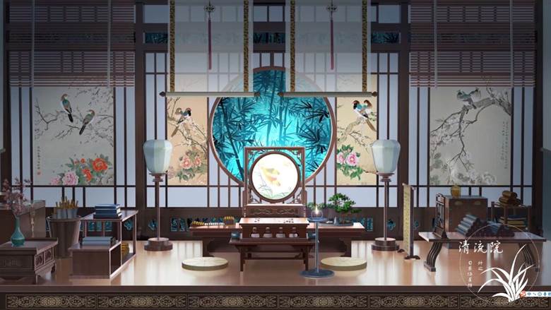 原创, 场景, background, illustration, 中国风, ancient, Chinese style, painting