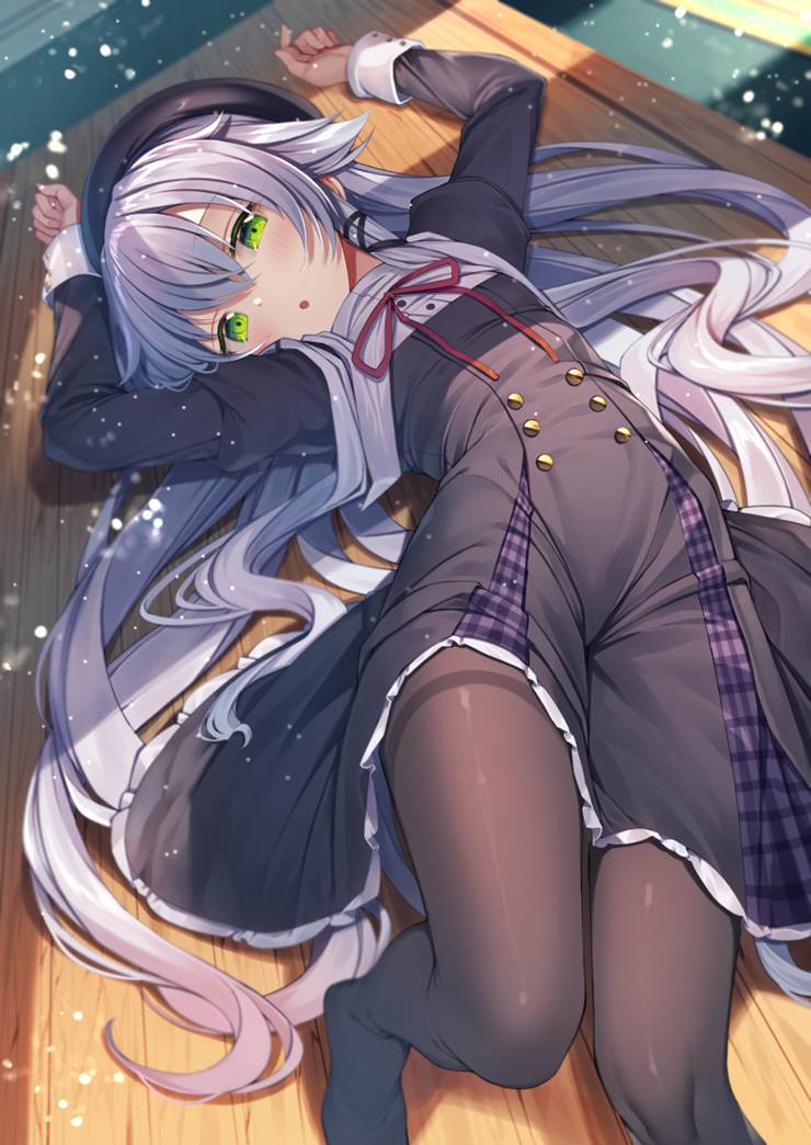 艾尔缇娜·奥莱恩, 闪之轨迹, 黑裤袜, 黑丝袜, 大腿玩一年, 仰卧