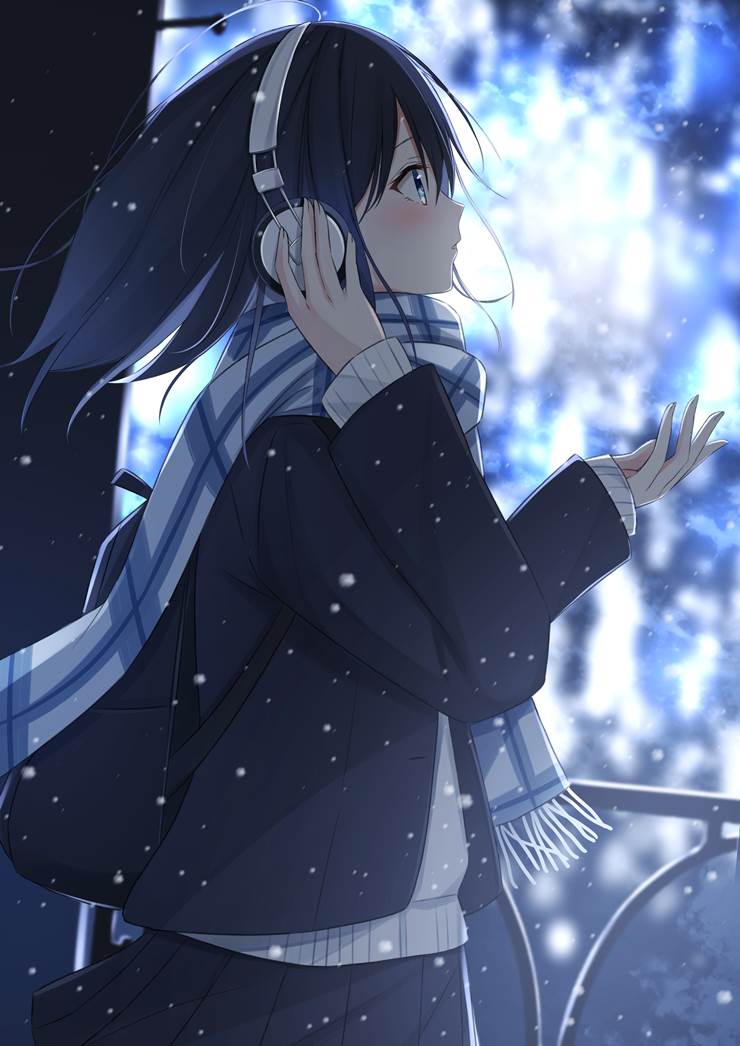 原创, 原创, uniform, 黑发, 女孩子
