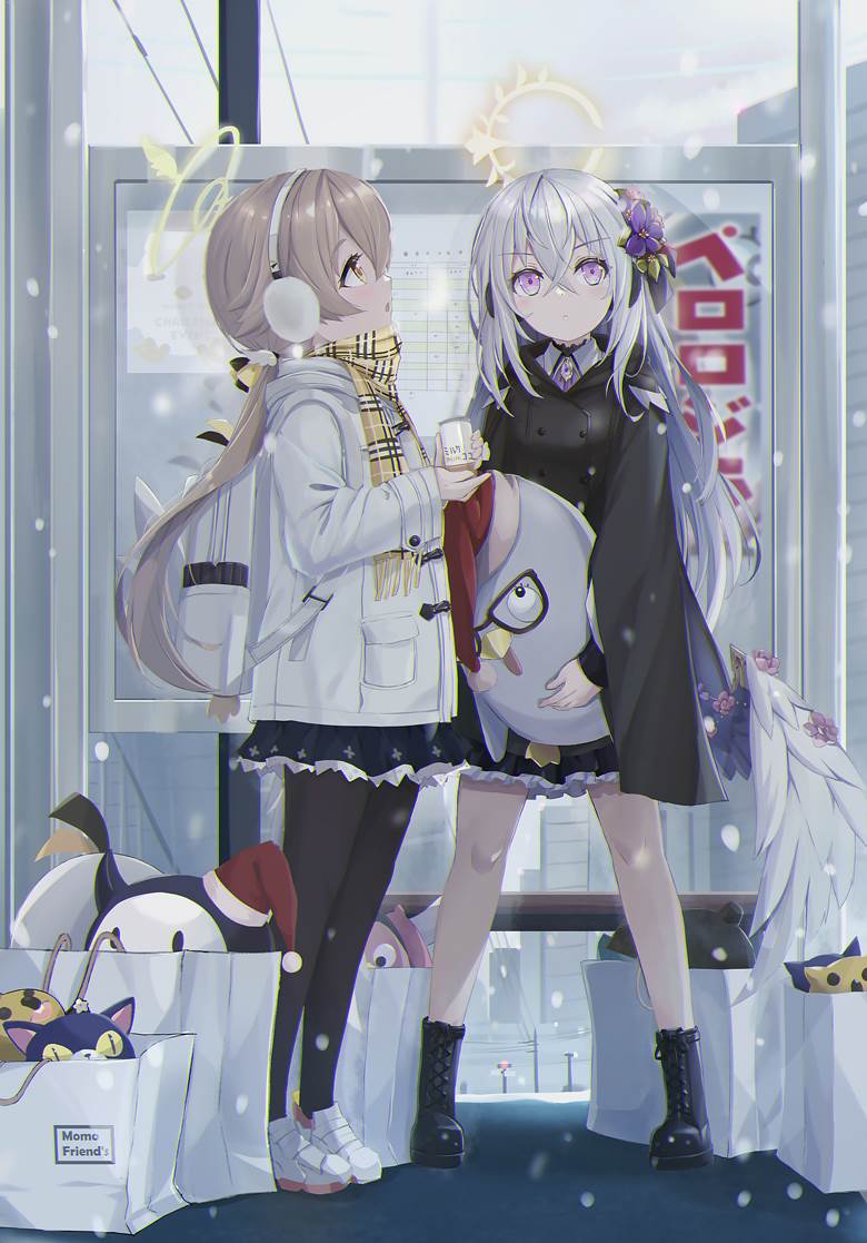 Ajitani Hifumi, Shirasu Azusa, Blue Archive, girl, Hifumi Ajitani/Azusa Shirasu, Blue Archive 5000+ bookmarks
