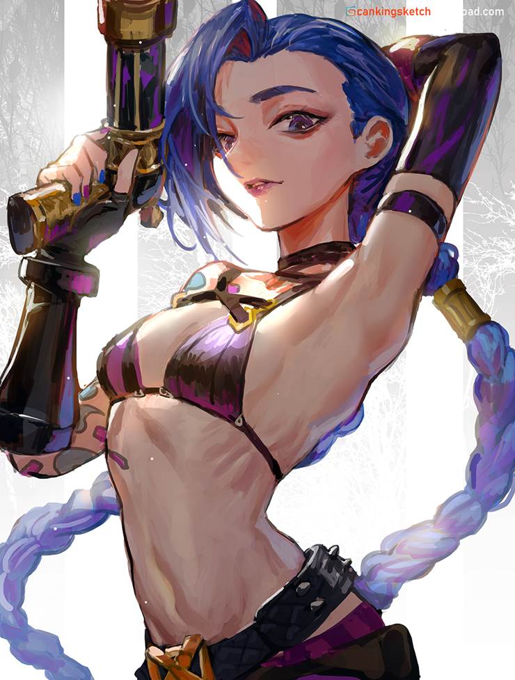Jinx, 腋下, Showing off armpits