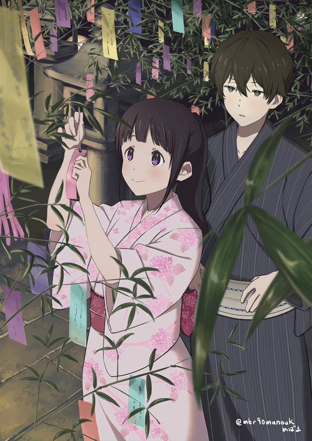冰菓, 千反田爱瑠, yukata, tanabata