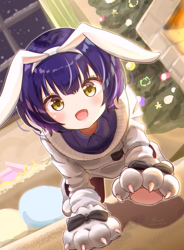 请问您今天要来点兔子吗？, 点兔, Maya Jōga, Maya, 圣诞节, bunny ears