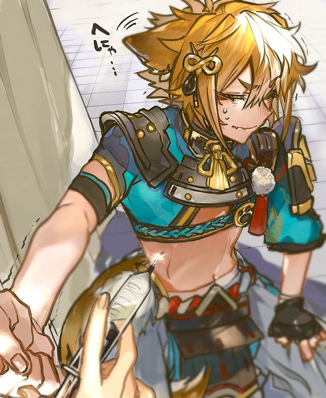 垂耳常胜将军插画师ひとひとり的五郎插画图片 BoBoPic