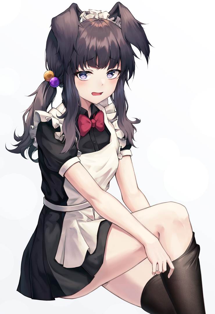 girl, Blue Archive, Nekozuka Hibiki, maid, maid uniform, Blue Archive 1000+ users, Kaori Nazuka