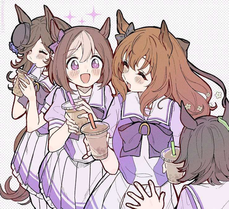 赛马娘Pretty Derby, 荒漠英雄（赛马娘）, 东商变革（赛马娘）, Maruzensky (Uma Musume), 米浴（赛马娘）