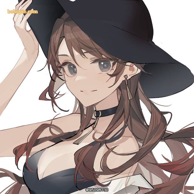 一张小女孩绘画图片