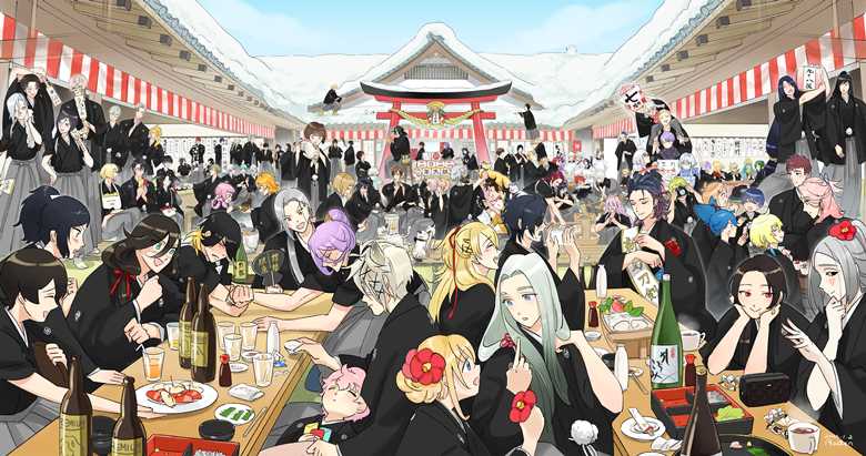 刀剑乱舞, 卧槽美哭, 没有爱是画不出来的, 建议点击