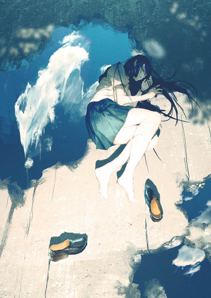 原创, 女孩子, 女高中生, 羽翼, reflection pool, ophelia, 原创1000users加入书籤