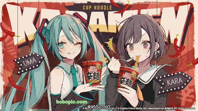世界计划,东云绘名,初音未来,商业绘图,杯面图片