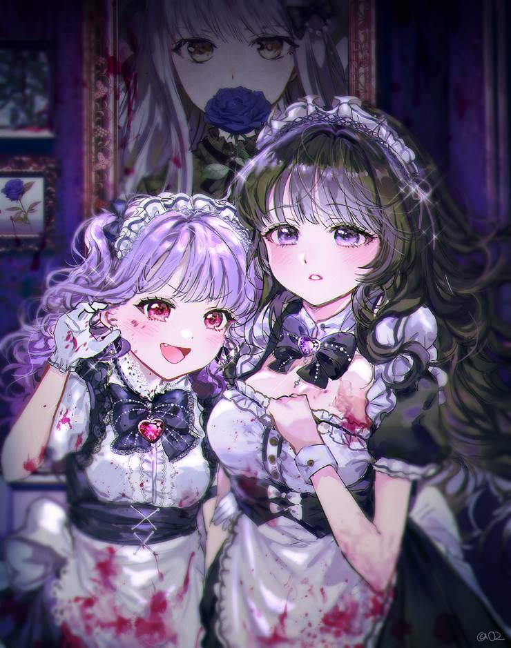 BanG Dream!, yuri, Rinko Shirokane, Ako Udagawa