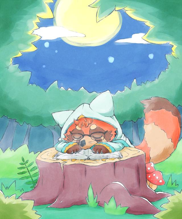 tanuki, 动物, forest, 卧槽好可爱