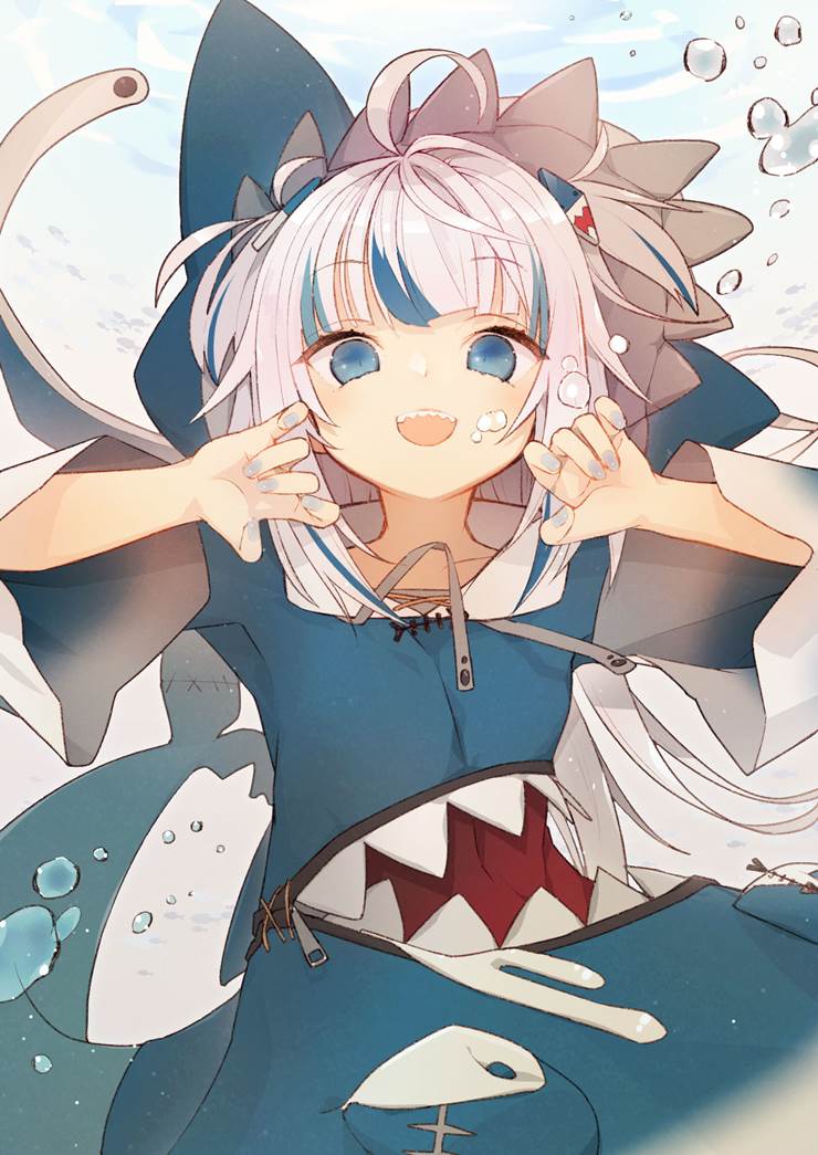 虚拟主播, Hololive, 噶呜·古拉, 水下