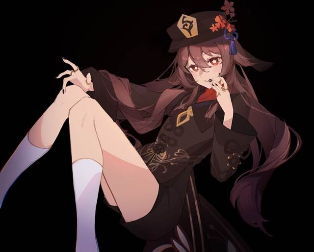 Genshin Impact, 女孩子, Hu Tao, Hu Tao (Genshin Impact), 魅惑的眼神