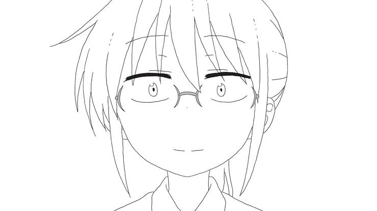 pen tablet, i tried drawing this, 二次创作, 小林家的龙女仆, protagonist, human, Kobayashi, Kobayashi